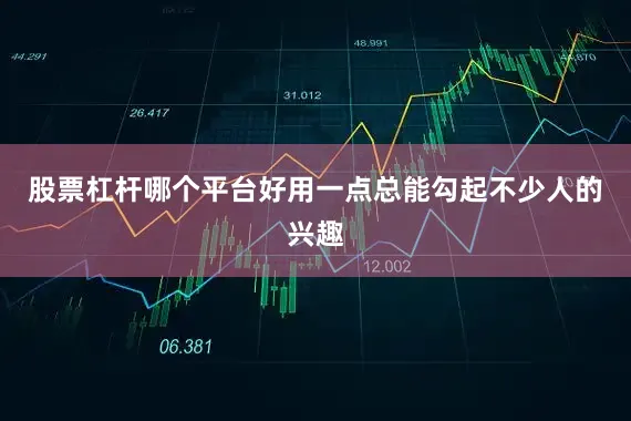 股票杠杆哪个平台好用一点总能勾起不少人的兴趣